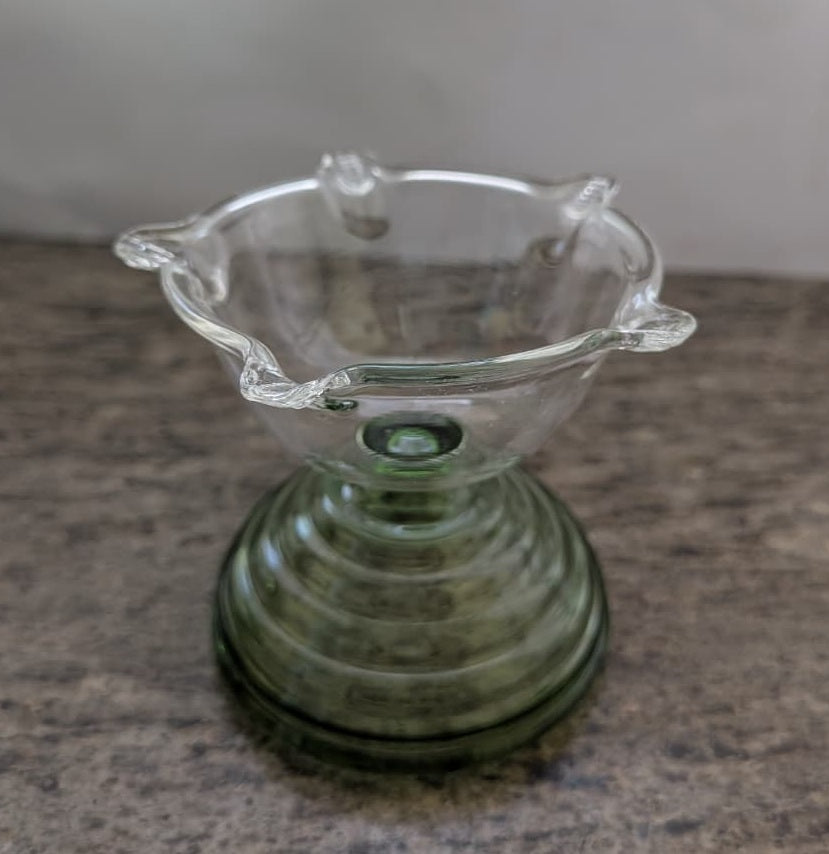 Designer Borosilicate Glass Diya Set